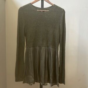 NWT Large green flowy tunic